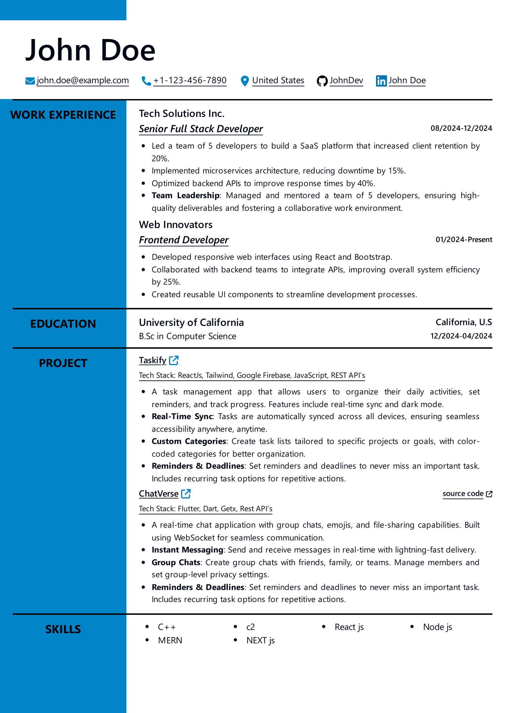 Resume Craft Templates